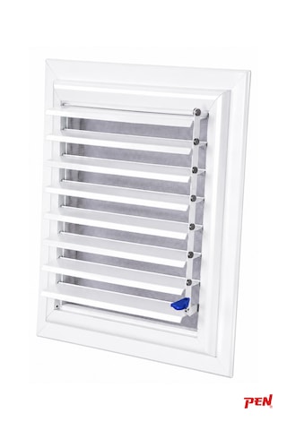 Alüminyum Banyo Wc Havalandırma Menfezi 40x40 Beyaz Seri