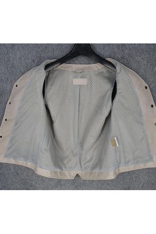 Vashion Hakiki Deri Gri Yelek