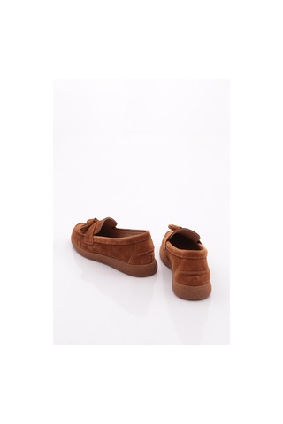 Dgn Ml5604-1 Kadin Loafer Ayakkabi Taba Süet
