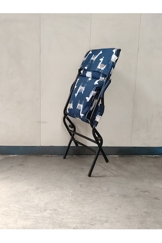 Yapa-Yavuzpaşalar Katlanan Şezlong Sandalye -- Siyah Iskeletli, Polyester Kumaş (539726544) Siyah