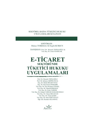 E-Ticaret Sektöründe Tüketici Hukuku Uygulamaları