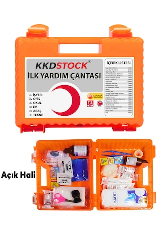 İlk Yardım Çantası, Ecza Dolabı, İş Yeri Tipi Duvara Monte Set