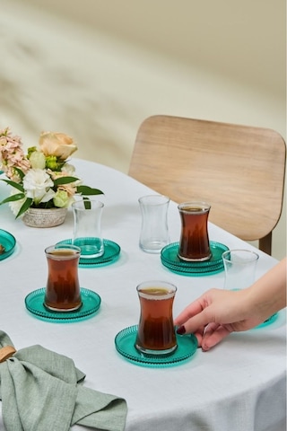 Karaca Massimo 6 Kişilk 12 Parça Çay Seti