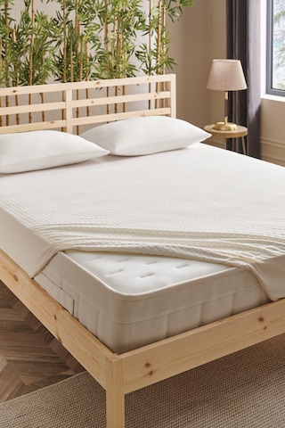 Puffy Bambu Dream Sıvı Geçirmez Alez 160 x 200 CM Beyaz