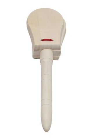 Jwin Jc-08 Saplı Ahşap El Kastanyeti Natural Orff - Ritim Aleti