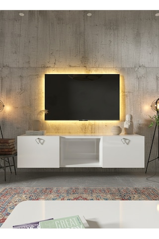Resital Tv Ünitesi S1239-1 Beyaz Beyaz