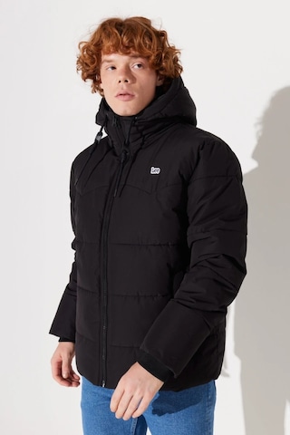 Lee Kapüşonlu Regular Fit Siyah Erkek Mont L88Bny01 Siyah