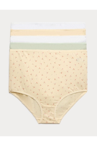 Marks & Spencer 5'li Saf Pamuklu Full Brief Külot Seti T61008800F Turuncu