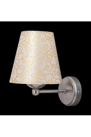 Otel Duvar Aplik Gümüş