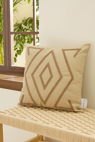 Kaşmir Home Embla Kırlent Kılıfı Bej Bej