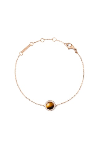 Audrey Bracelet Tiger Eye Rose Gold Rose Gold
