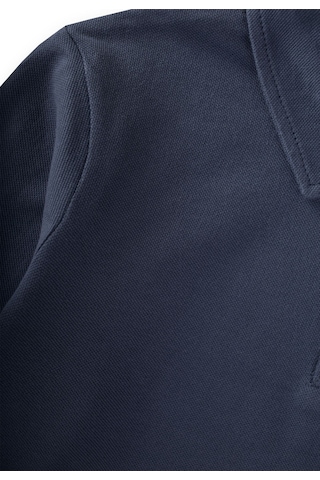 Cigit Polo Yaka Uzun Kollu T-shirt 5-12 Yaş Lacivert