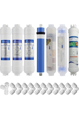 Kapalı Kasa Su Arıtma Cihazı 11'Li Filtresi Membran Seç Set