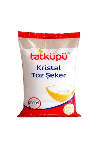 Tatküpü Toz Şeker 2 Kg X 4 Adet