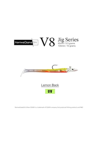 Nanıwaosakashı Serıes V8 Jıg 5,5gr Lemon Back