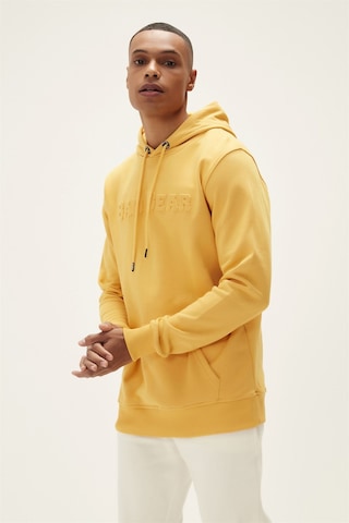 Bad Bear Pucker Bear Hoodie Erkek Sweatshirt-25267 Sarı