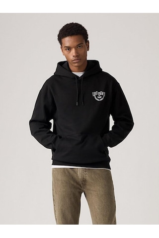 Levi's Relaxed Graphic Crewneck Sweatshirt-11492 Siyah