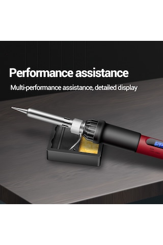 Yifomall Aneng Sl103 60w Lcd Ekranlı Akıllı Lehim Makinesi Seti - 180 C-500 C Ayarlanabilir Sıcaklık, 18 Parça Profesyonel Lehimleme Ekipmanı