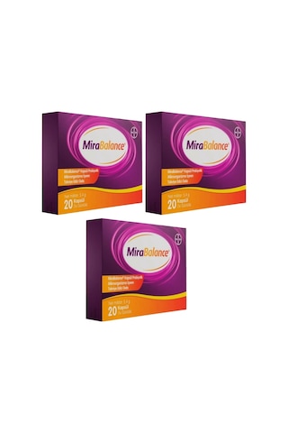 Mirabalance Probiyotik 20 Kapsül X 3 Adet