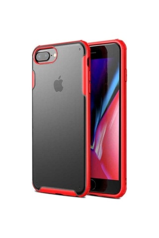 Apple Uyumlu iPhone 7 Plus Kılıf Zore Volks Kapak Kırmızı
