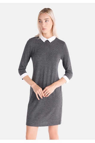 Colin's Colins Regular Fit Düz Kadın Antrasit Uzun Kol Elbise Cl1065289 Q1.v1 Anm Antra Melanj