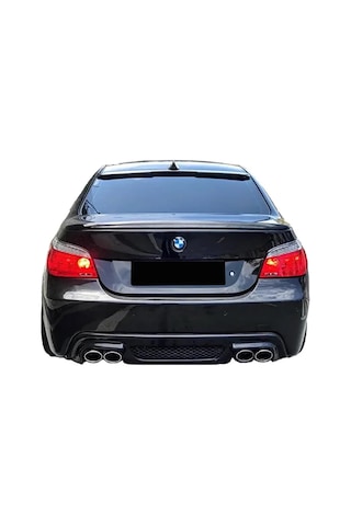 Bmw E60 M5 Difüzör Parlak Siyah Plastik 2003-2010 5 Serisi Arka-difizör-bodykit-ek-karlık