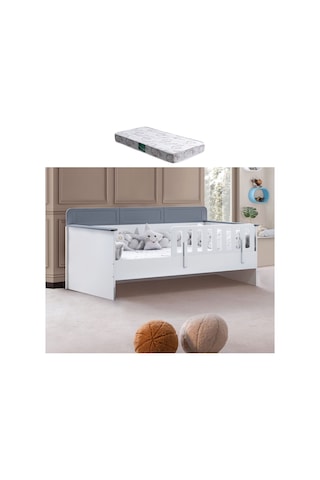 Karyola, Mira Montessori Karyola - Antrasit + 1 Adet Comfort Yatak