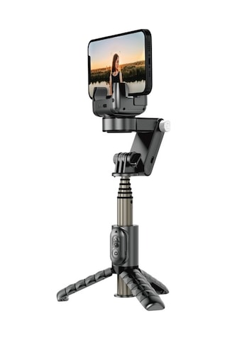 Wiwu Wİ-SE006 Savaş Tanrısı Gimbal Stabilizatör Dolgu Hafif Selfie Sopa Siyah