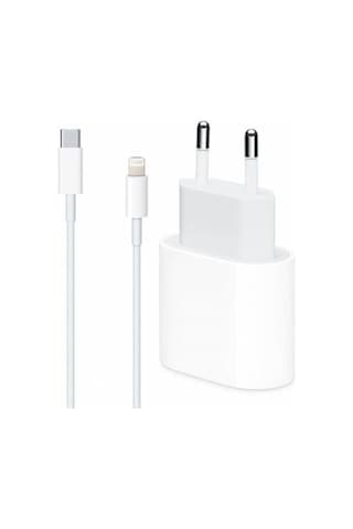 iOS iPhone Uyumlu Tüm Serilerle Hızlı Şarj Aleti Kablo Adaptör Set iPhone 11/12 / 13 / Pro/Pro Ma