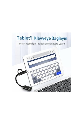 Usb Otg Adaptör Usb To Usb-c Micro Usb Dönüştürücü Kablo Flash Bellek Klavye Mouse Gamepad Bağlantı Kablosu Telefon Tablet Uyumlu Data Aktarım Adaptörü Mini Otg Çevirici Td-c3301 Acı Kahverengi