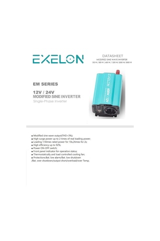 600w 12v Modifiye Inverter