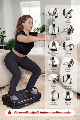 TeknoGerman Plus Model Yüksek Titreşimli ve Spor Cihazı