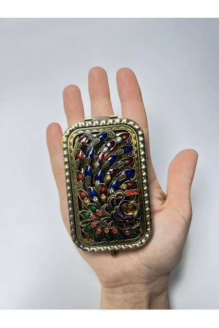 Mama Karma Cep Aynası Katlanabilir Hediye 226721607 Altın Rengi