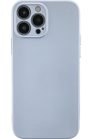 Newface Apple iPhone Uyumlu 13 Pro Max Kılıf Nano İçi Kadife Silikon - Glblseme - 28 Sky Blue