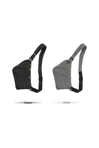 Osoce-sling Sırt Çantası Göğüs Çantası Hafif Açık Spor Seyahat Y5544gy Gri