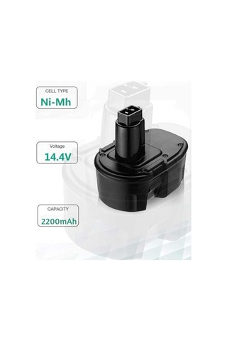 Dewalt Dc9091 De9038 De9091 De9092 De9094 De9502 İçin 2200mah 14.4v Yedek Şarj Edilebilir Pil
