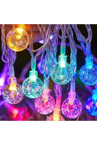 20 Led Kristal Top Rgb Pilli