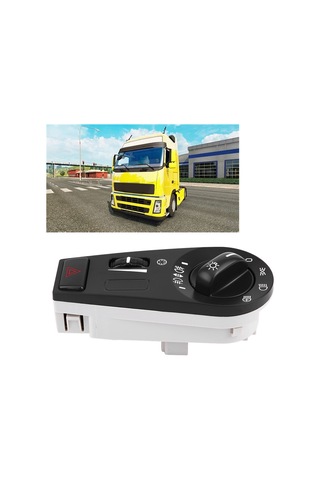 Reedark Tır Far Kontrol Anahtarı -  Spekifikasyon, Dayanıklı Abs Plastik, Kolay Kurulum - Oe: 20942844, 20466302, 20466306, 20953569