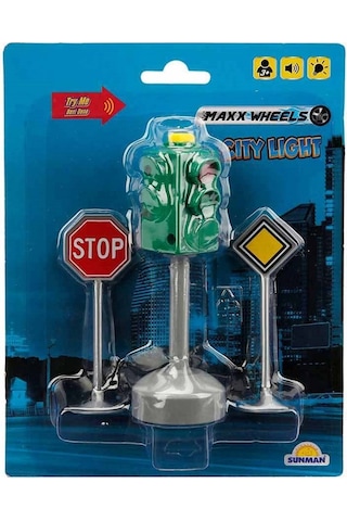 Maxx Wheels Sesli Ve Işıklı Trafik Lambası