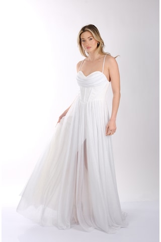 Abiye Elbise Dori 00kb5108 Beyaz