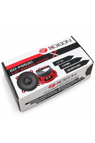 Edison Ed-ps520 13 Cm Midrange Hoparlör Takımı 120w Rms 4 Ohm 2 Adet