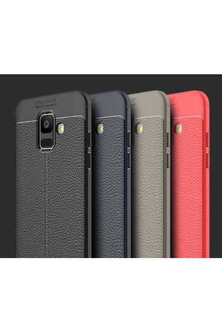 Samsung Galaxy Uyumlu A6 2018 Kilif Deri Tarzi Niss Silikon Case 389467430