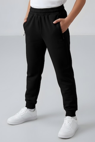 Tommylife Siyah Fermuarlı Standart Fit İnce Erkek Çocuk Eşofman Alt - 64042 SIYAH