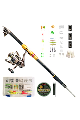 Hızlı Balık 125 Parça Hazır Olta Seti 360 Cm 001 0