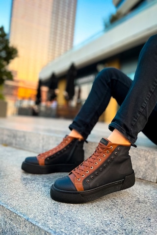Chekich Ch167 Gst Blazer Erkek Bot Sıyah/taba Siyah - Taba