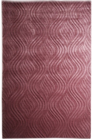 Çam Halı Emboss Jr10 Rose Modern Desen Yeni Zellanda Yünü Ve Viskon El Dokuması Halı - 160x230
