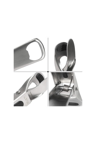 Kase Kelepçeli Paslanmaz Çelik Maşa, Siyah B