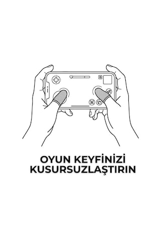 Wasp Mobil Oyun Parmaklığı Pubg, Free Fire, Mobile Legends İle Uyumlu Terletmez Oyuncu Parmak Kılıfı Yüksek Hassasiyetli, Nefes Alabilir Ve İnce Dokunmatik Ekran Parmaklığı Siyah