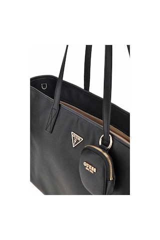 Kadın Üç Parçalı Tote Çanta Seti - Siyah Siyah