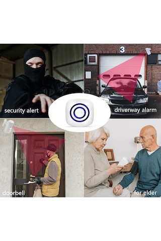 Akıllı Alarm Güvenlik Görevlisi Akıllı Uyarı Sistemi Kablosuz